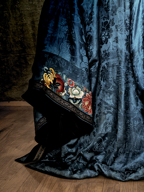 Chinesischer Seidenmantel